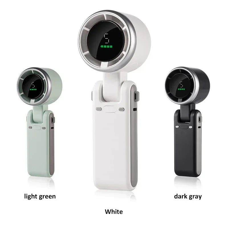 2025 Portable Neck-Hanging & Folding Mini Turbo Fan