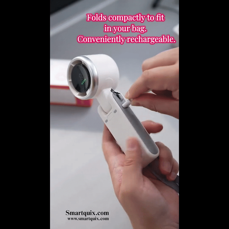 2025 Portable Neck-Hanging & Folding Mini Turbo Fan