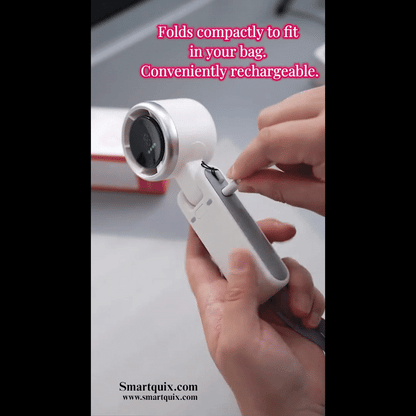 2025 Portable Neck-Hanging & Folding Mini Turbo Fan